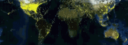 How flight patterns change throughout the day